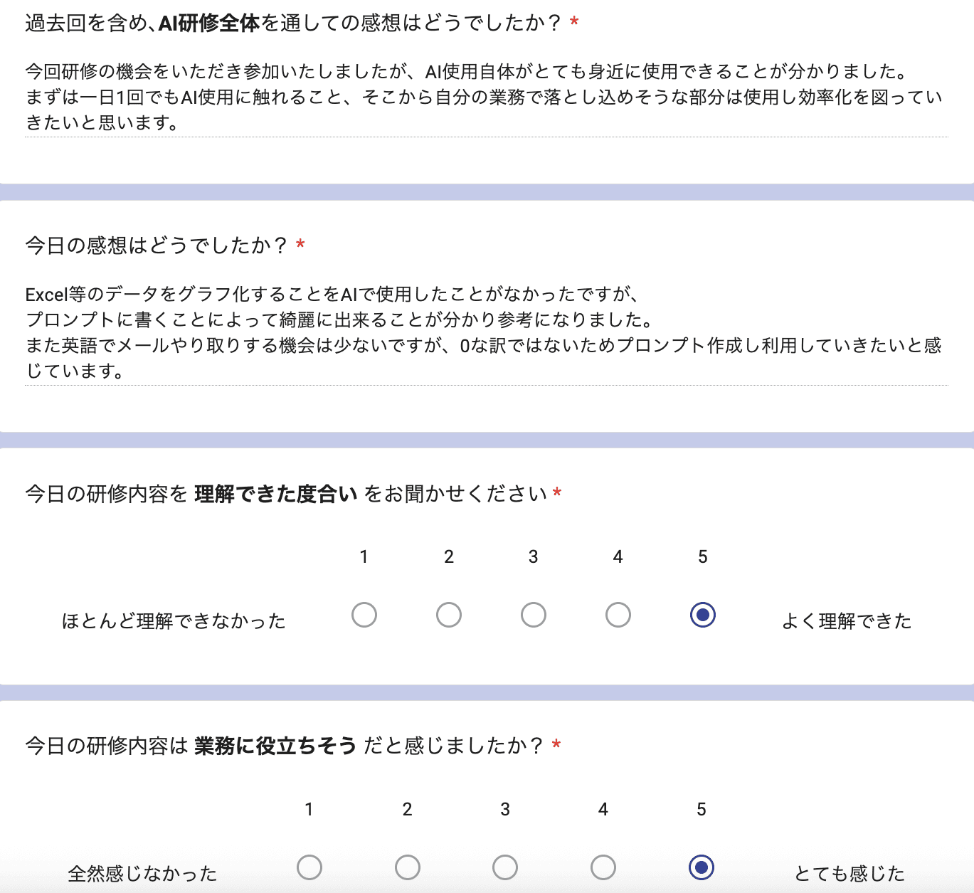 お客様の声 review135